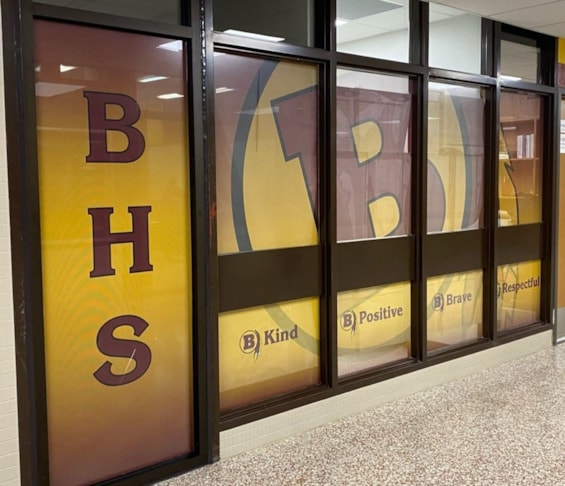 Benson High School Window Graphics
