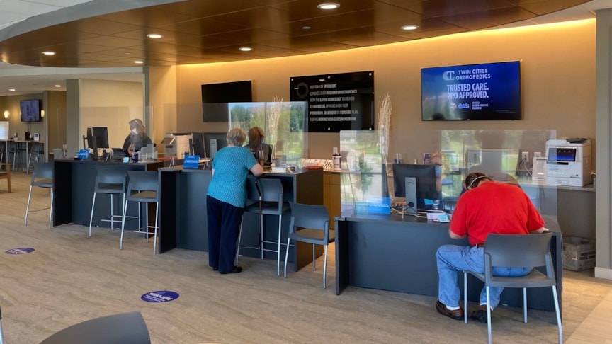 Custom Plastic & Acrylic Displays keep Employees and Clients safe