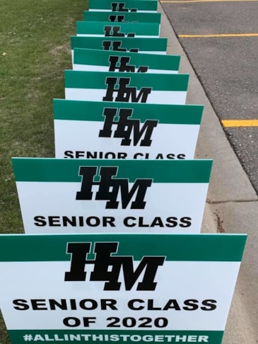 Class of 2020 Senior Graduation Recognition Signs