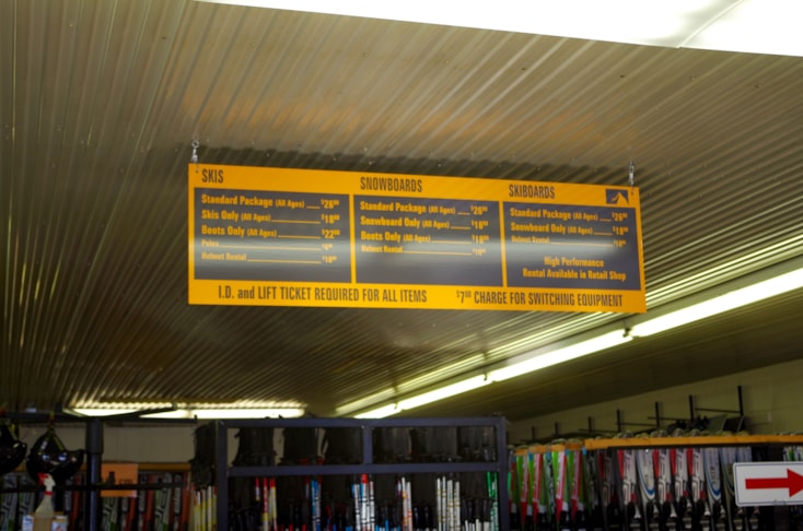 Menu Signs & Price List Signage | Sports Venue & Stadium Signage