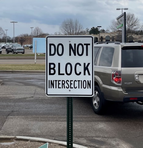 Traffic Control Signage | Retail