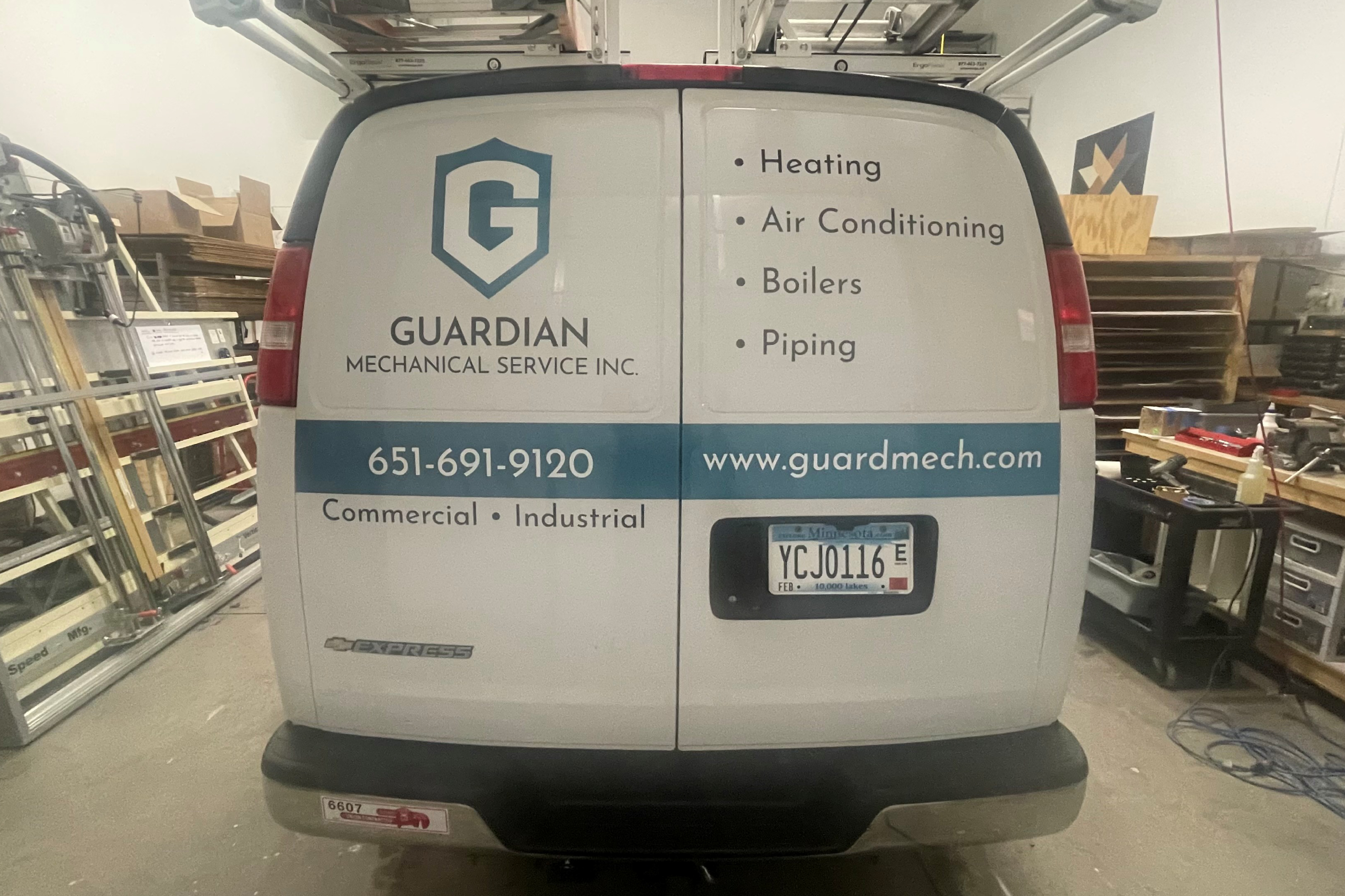 Vehicle Graphics & Lettering | Service and Trade Organizations | Vinyl