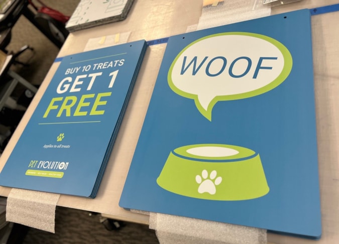 Hanging Signs & Ceiling Displays | Retail