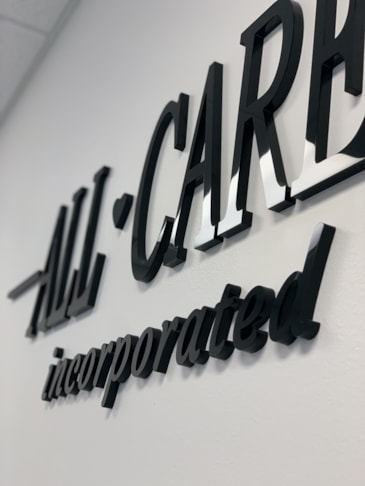 3/8 Acrylic Dimensional Letters