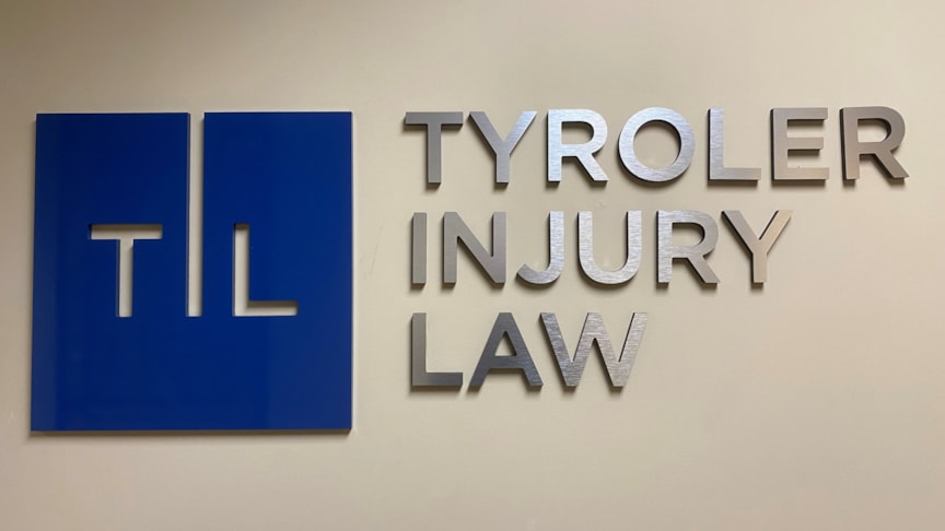 Brushed Aluminum 3D Letters and Logo