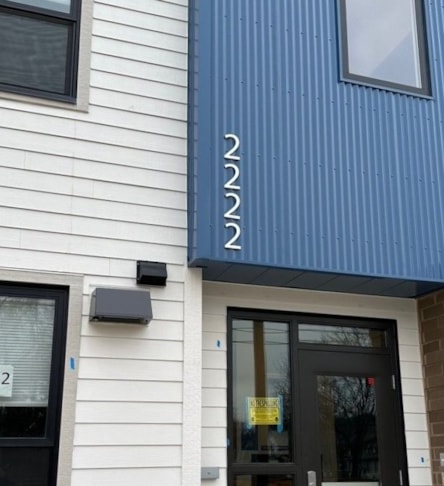 Anodized Aluminum Dimensional Address Numerals