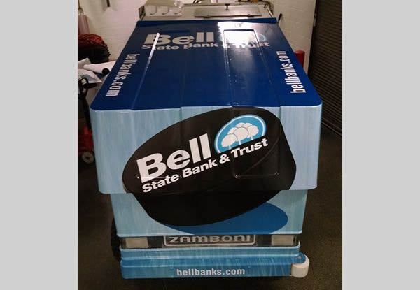  - Image360-Woodbury-MN-Full-Vehicle-Wrap-Zamboni-Finance-Bell-State-Bank-Entertainment