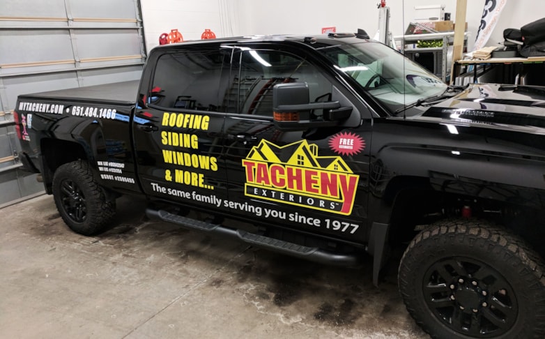 Truck graphic for Tacheny