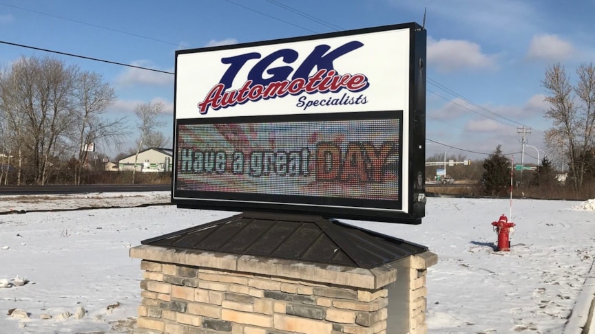 Electronic LED Monument Sign