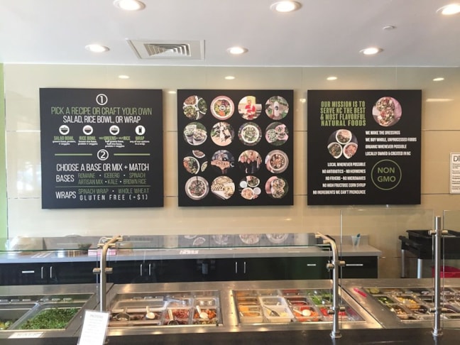 Menu Signs & Price List Signage