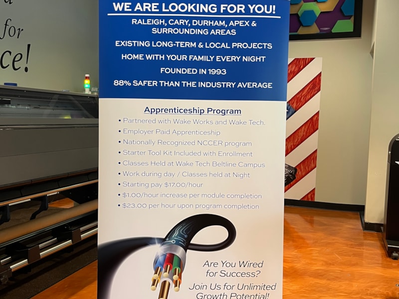 Banner Stands | Professional Services | Raleigh, NC | Vinyl