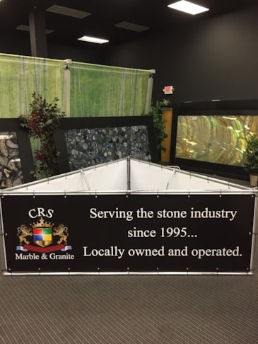 Interior Banner for CRS Marble and Granite in Raleigh NC