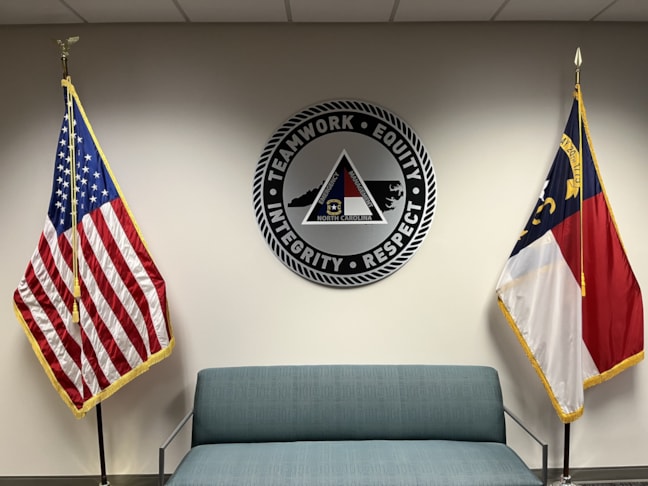 Metal Plaque - State of NC - Raleigh, NC