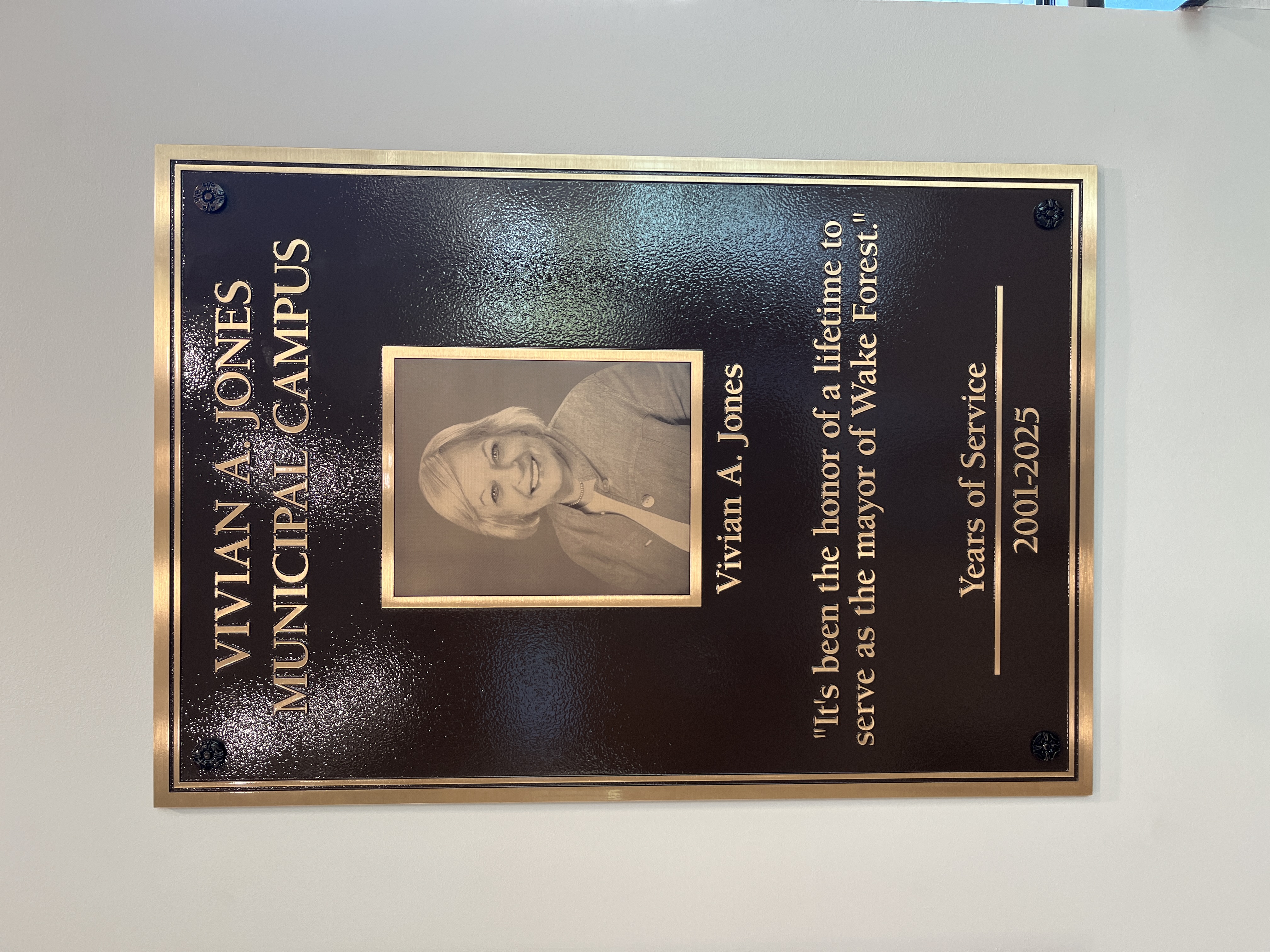 Plaques | Government & Public Office Signs | Wake Forest, NC | Metal