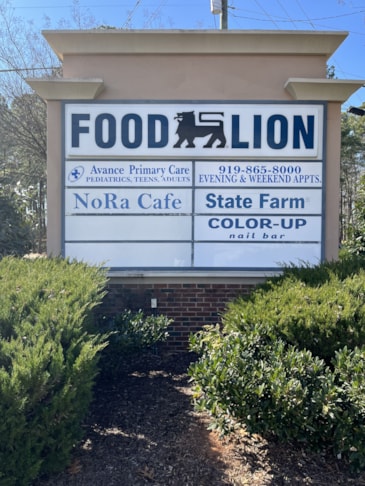 Monument Sign Panel - Color-Up Nail Bar - Raleigh, NC