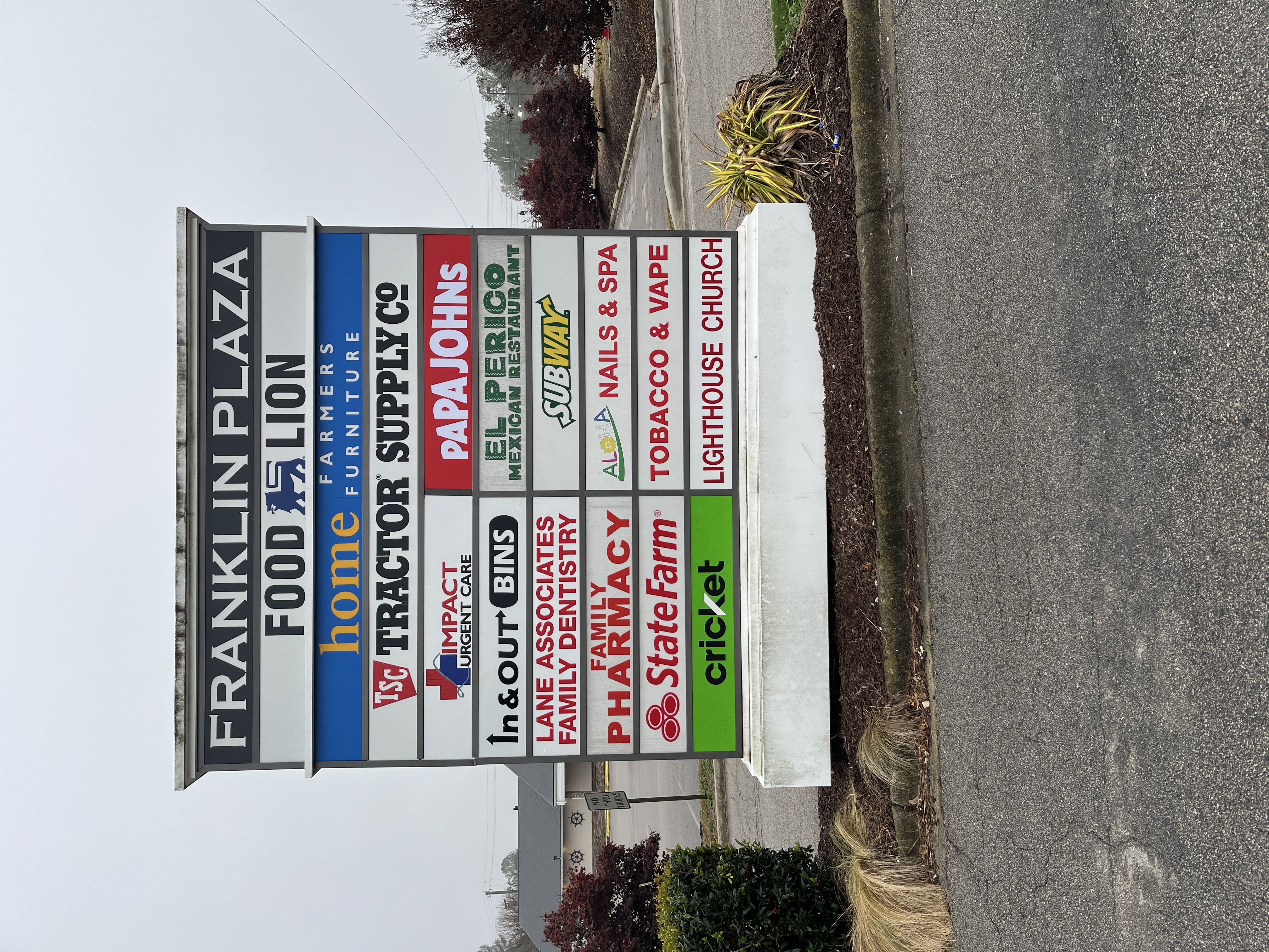 Monument Signs | Retail | Louisburg, NC | Acrylic