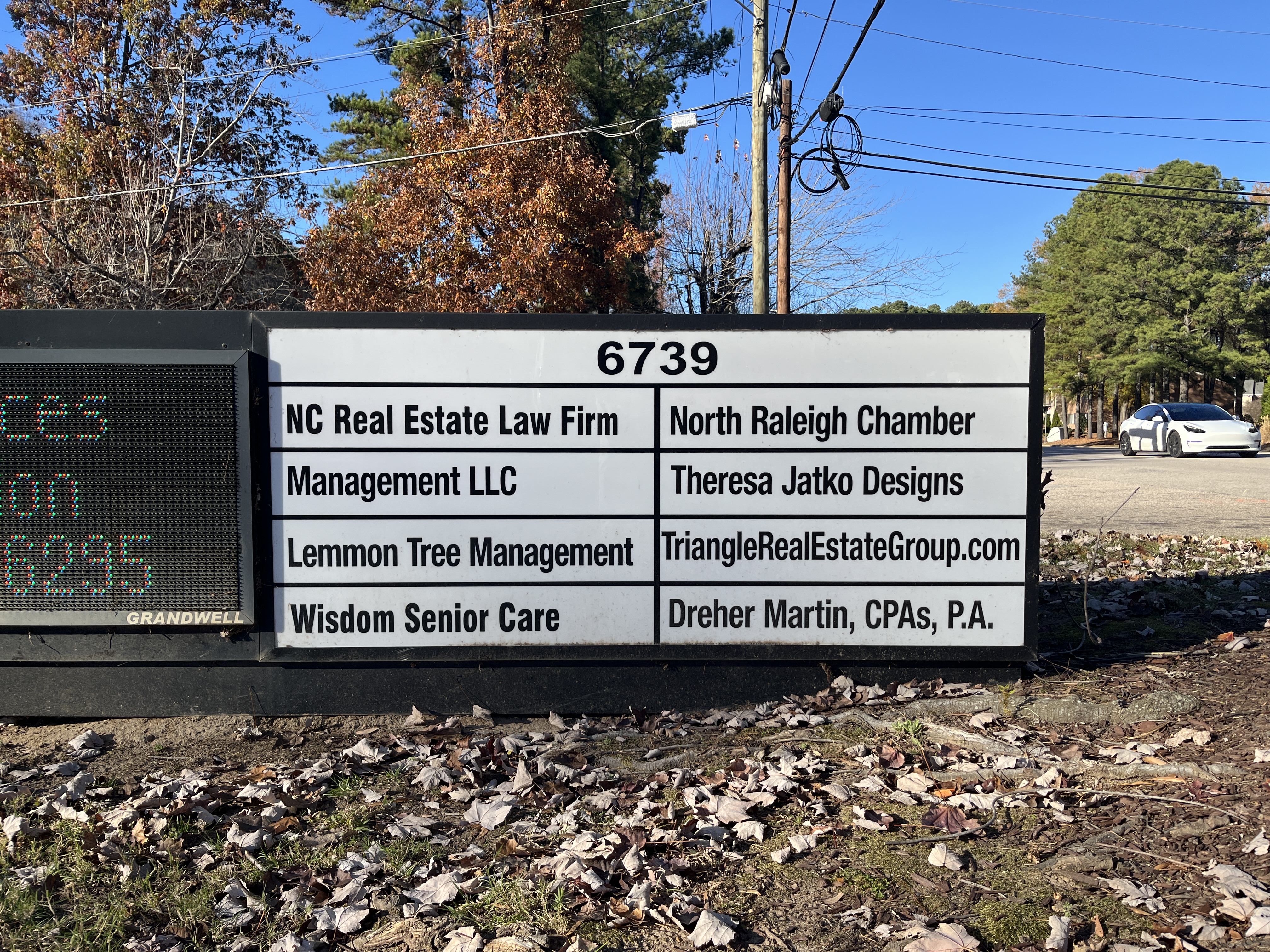 Monument Signs | Property Management | Raleigh, NC | Acrylic