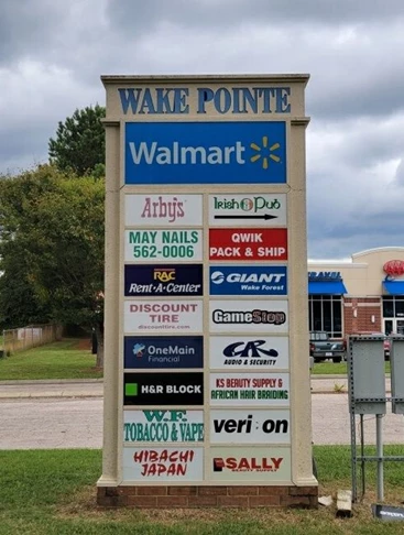 Monument Sign Insert - Qwik Pack & Ship - Wake Forest, NC