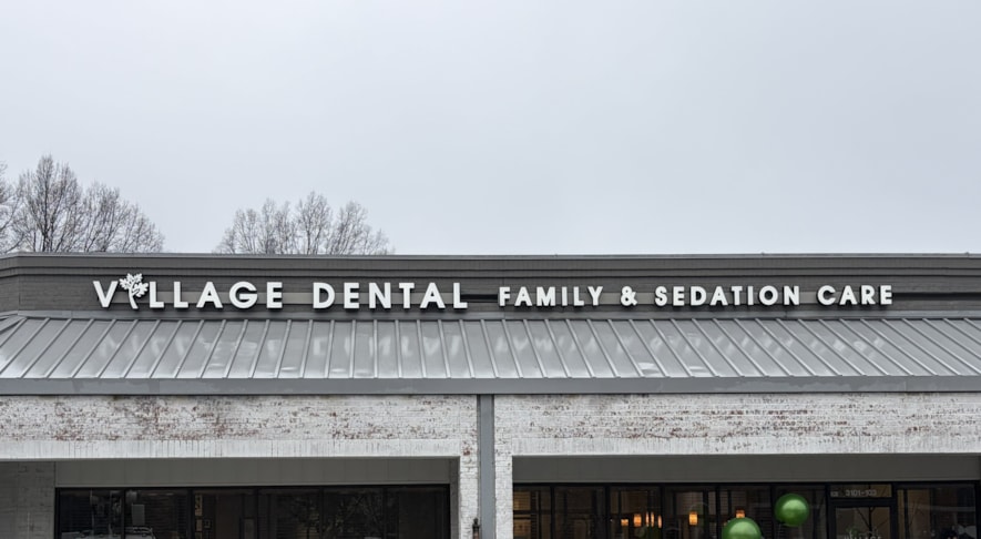Channel Letters - Village Dental - Raleigh, NC