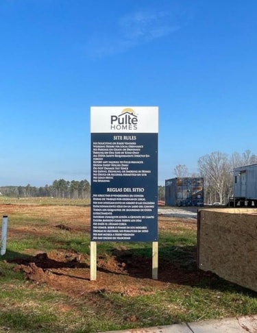 Post & Panel Signs | Construction Signs