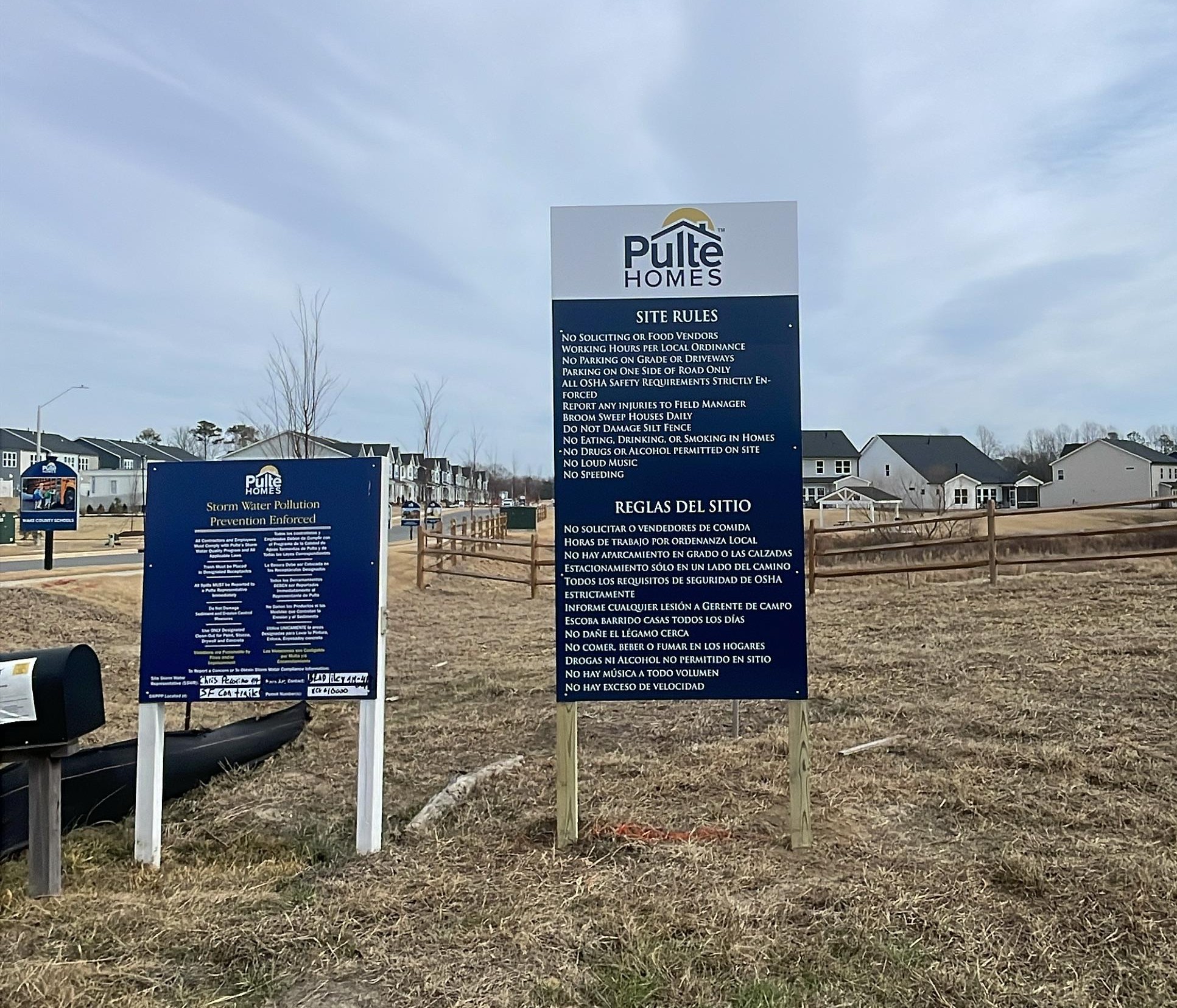Post & Panel Signs | Construction Signs | Fuquay-Varina, NC | Metal