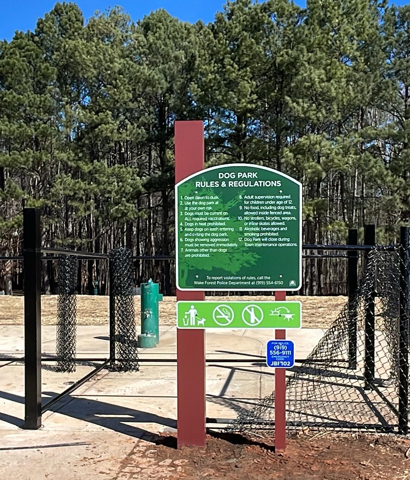 Post & Panel Signs | Government & Public Office Signs | Wake Forest, NC | Metal
