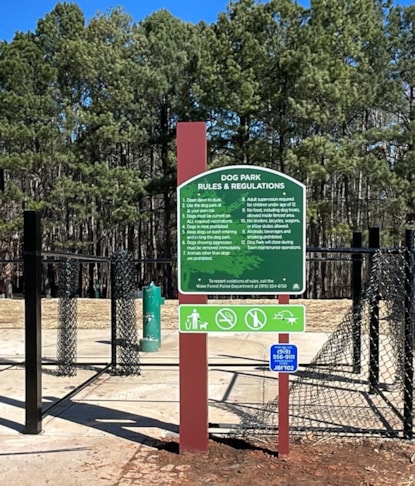 Post & Panel Signs - Town of Wake Forest - Wake Forest, NC