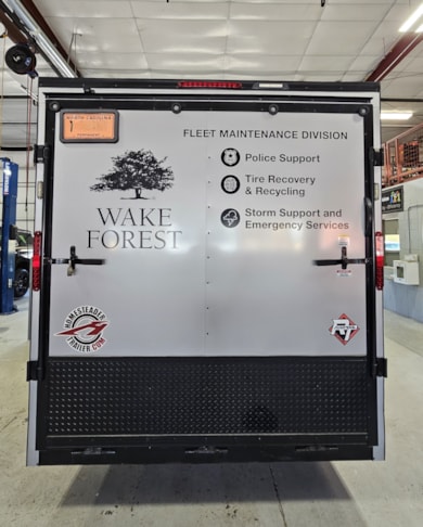 Trailer Graphics - Town of Wake Forest - Wake Forest, NC