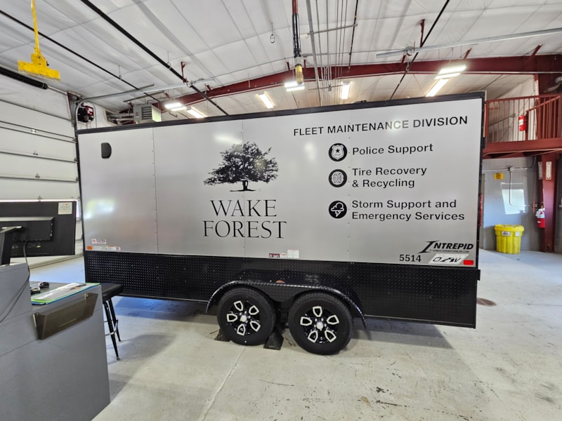 Vehicle Graphics & Lettering | Government & Public Office Signs | Wake Forest, NC | Vinyl