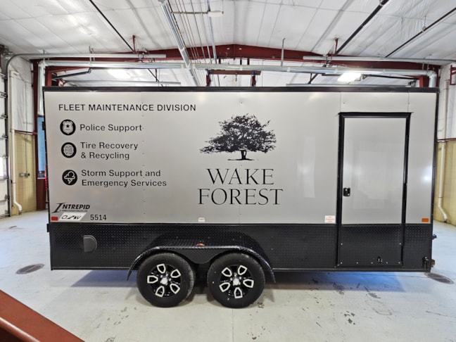 Trailer Graphics - Town of Wake Forest - Wake Forest, NC