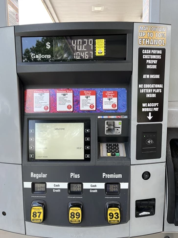 Gas Pump Decals - Fuel Stop - Raleigh, NC