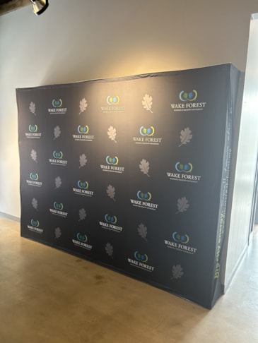 Pop-Up Backdrop - Wake Forest Business & Industry Leadership - Wake Forest, NC