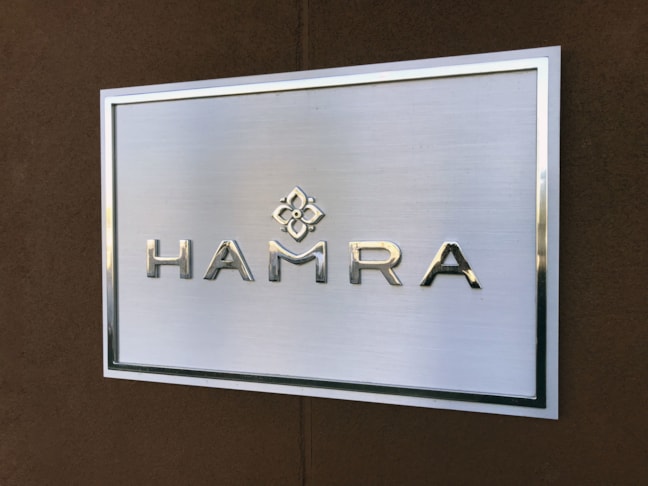 Custom Chrome Plated Dimensional Sign