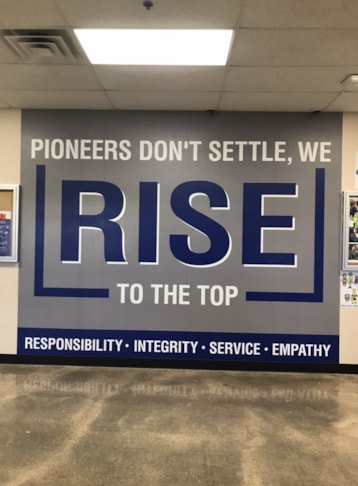 Custom Wall Graphic for Pinnacle High School