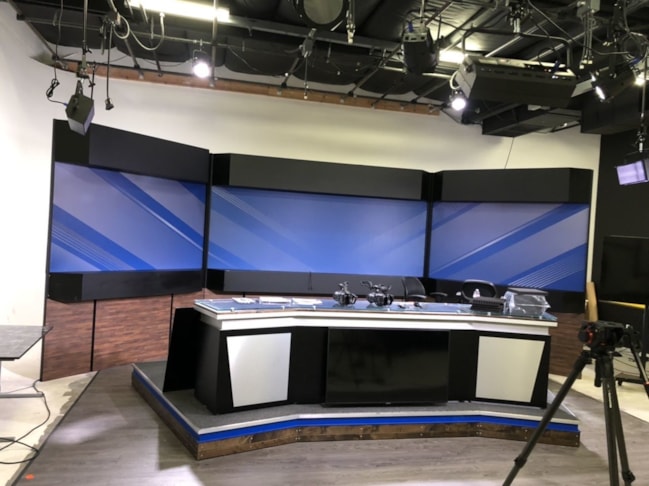 Custom Television Backdrop for SocialTV