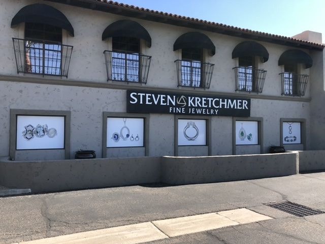 Custom Window Graphics for Steven Kretchmer Fine Jewelry