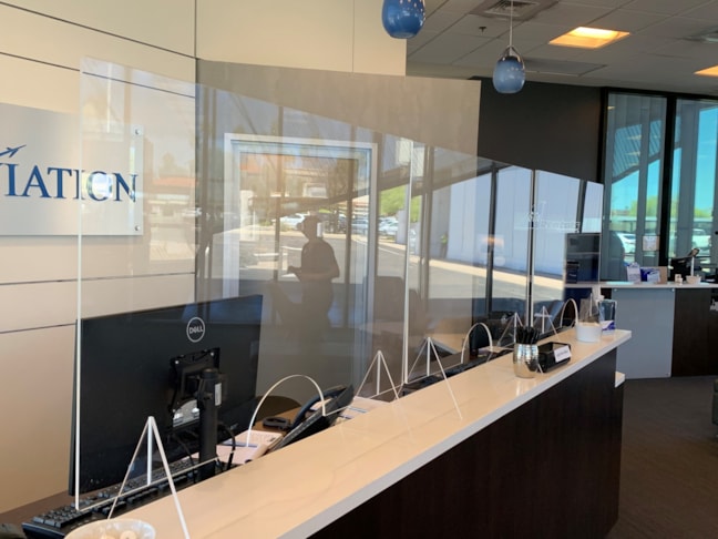 Acrylic Protective Panels for Ross Aviation