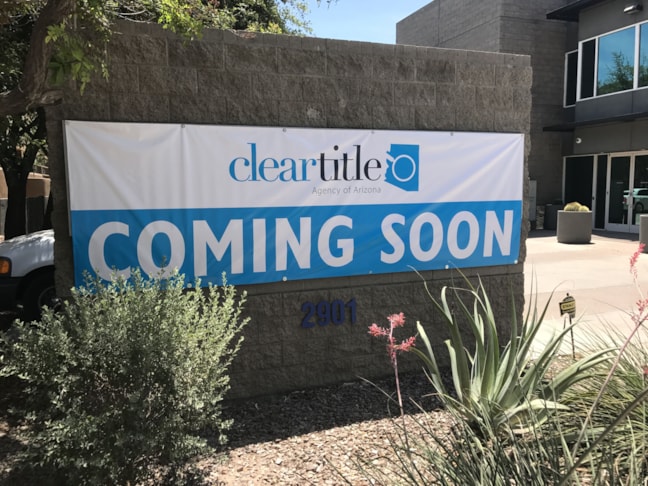 Custom Vinyl Outdoor Banners