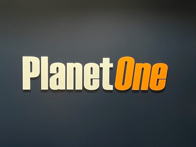 Custom Routed Reception Sign