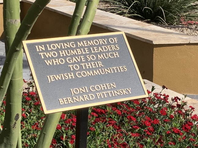 Custom Dedication Plaque