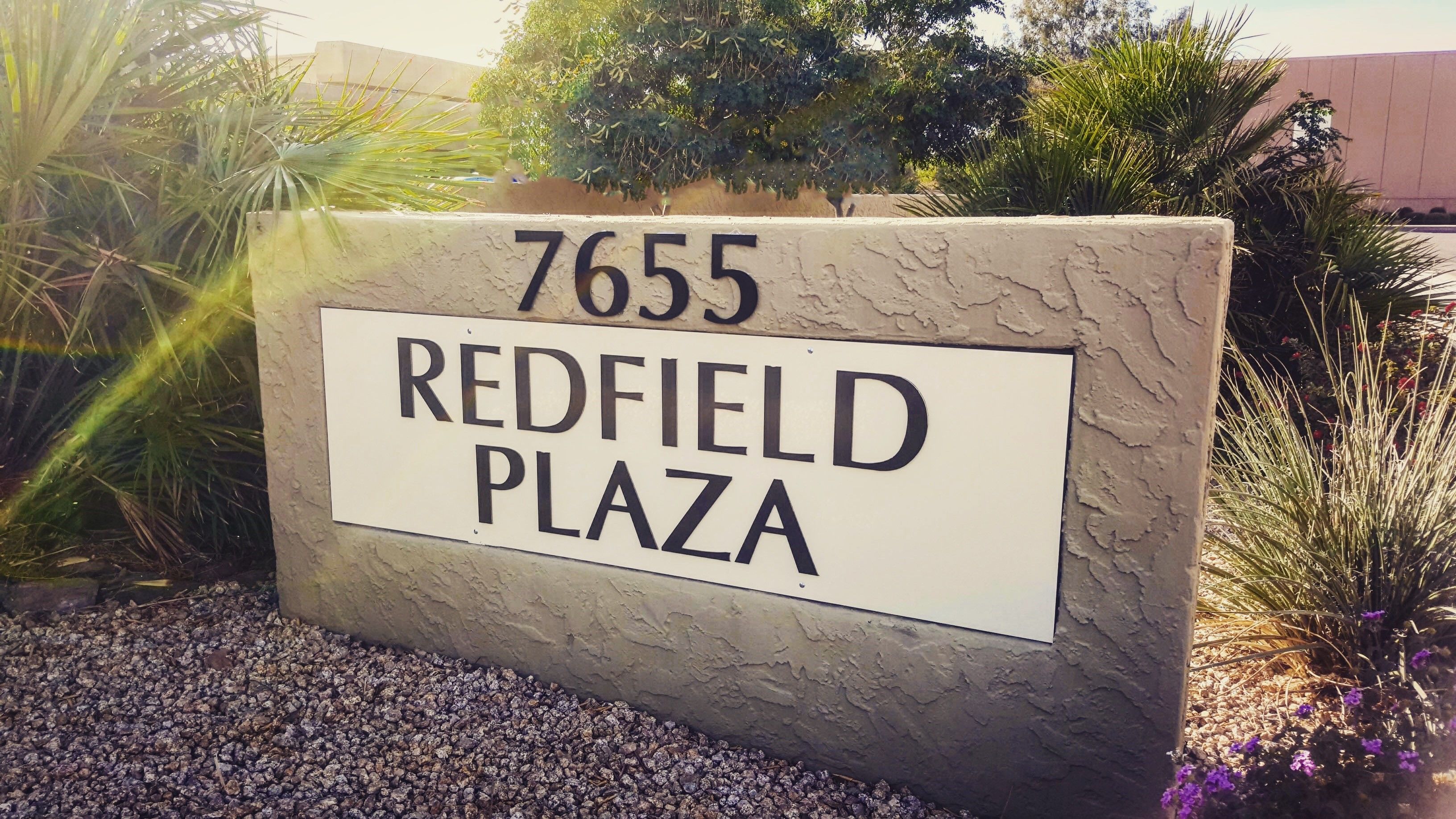Monument Sign Panels for Shaeffer and Associates in Scottsdale Arizona