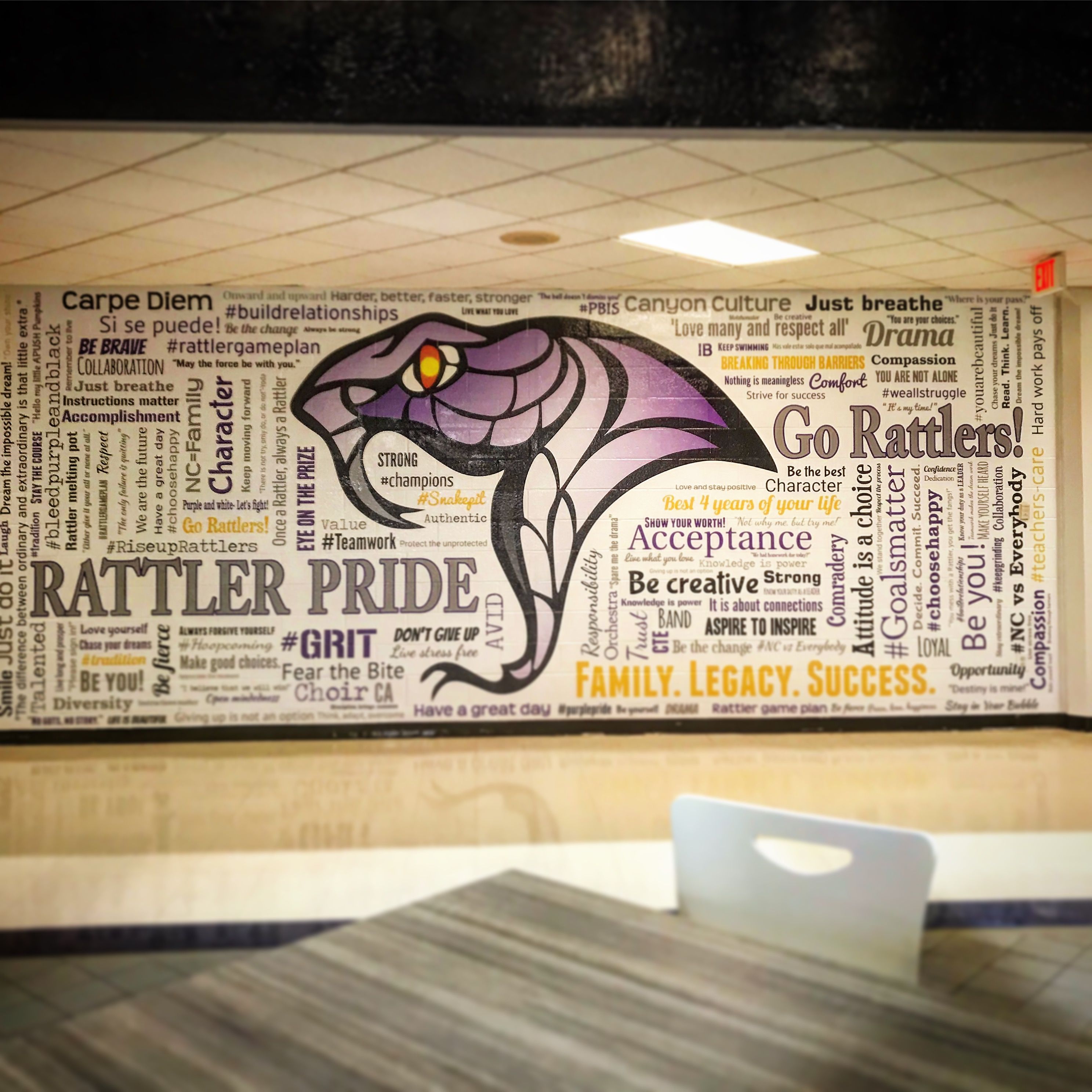 Wall Graphics Signage North Canyon High School