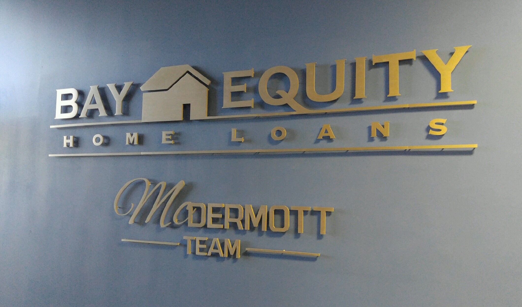Architectural Interior Sign Bay Equity
