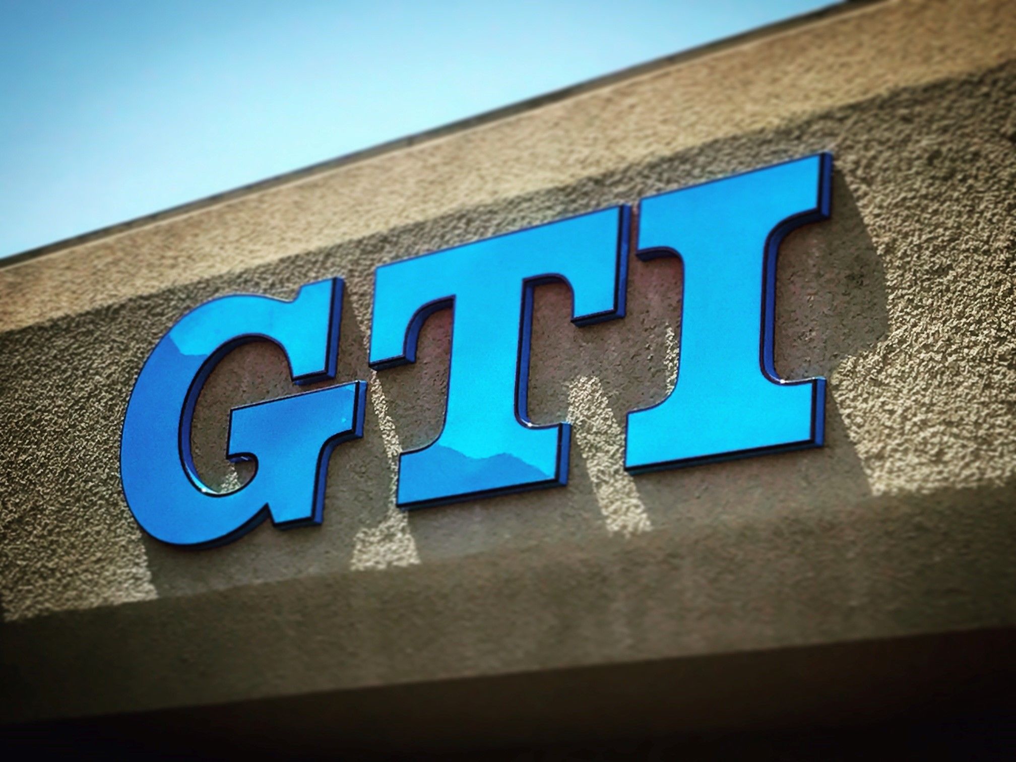Exterior Architectural signage GTI in Scottsdale, AZ