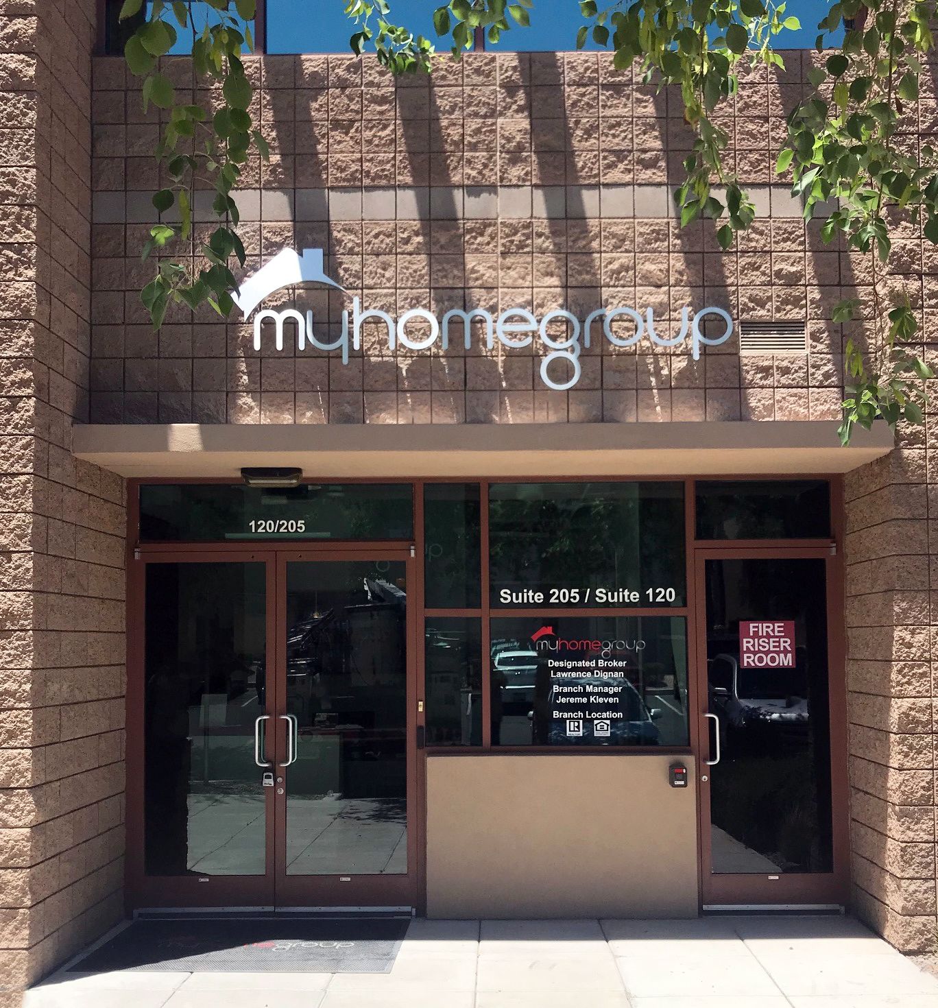 Exterior Architectural Signage My Home Group