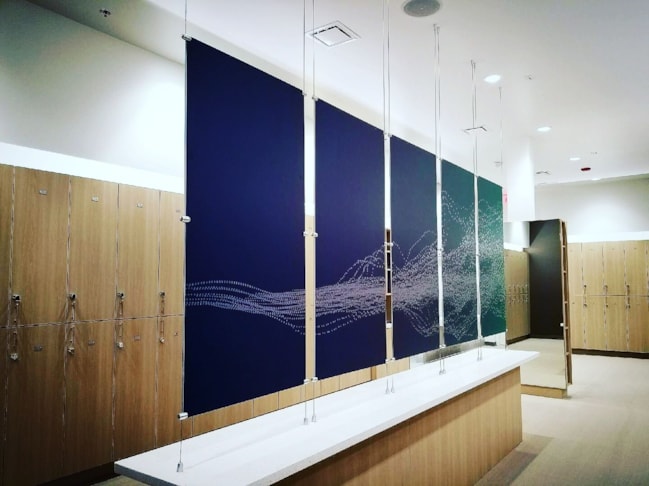 Ceiling to Counter Top Cable System