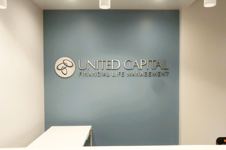 Custom Routed Ultraboard Reception Sign