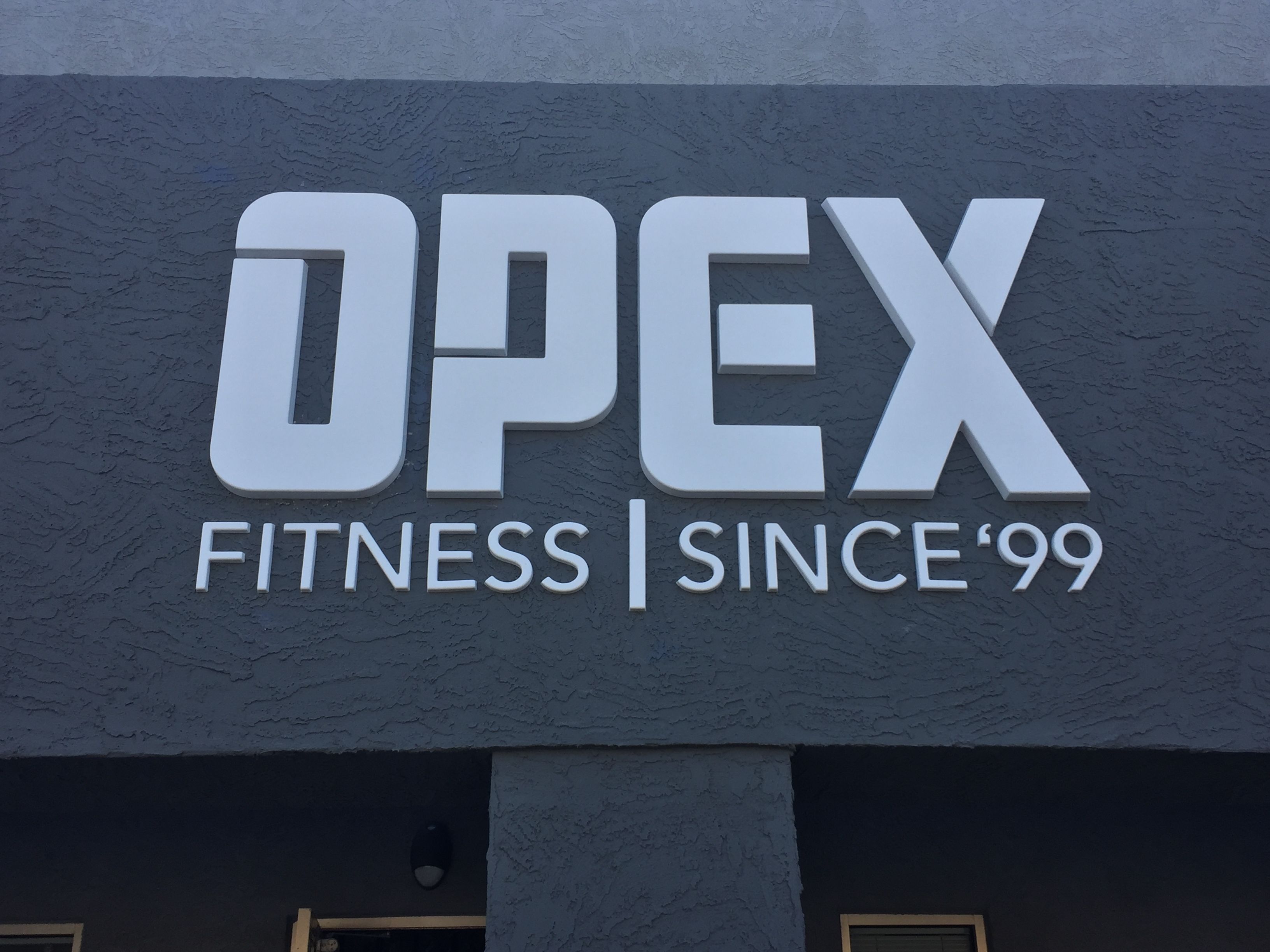 Exterior Sign for OPEX Fitness in Scottsdale, AZ