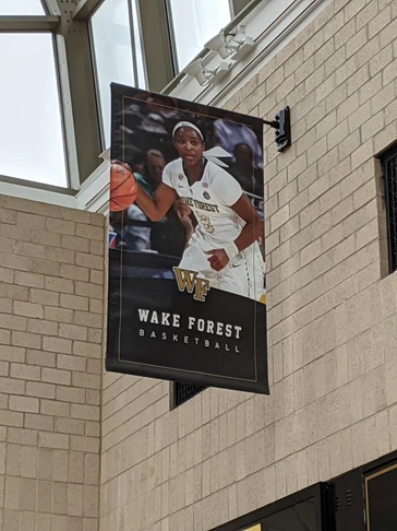Fabric & Vinyl Outdoor Banners for Wake Forest Basketball in Winston Salem, NC