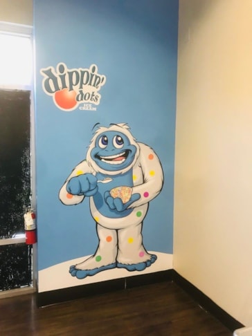 Dippin Dots Wall Graphic Cary, NC